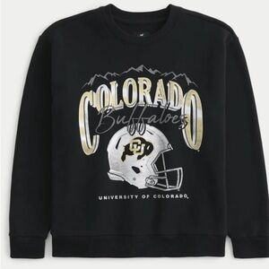 Hollister Black Colorado Graphic Crewneck Sweatshirt